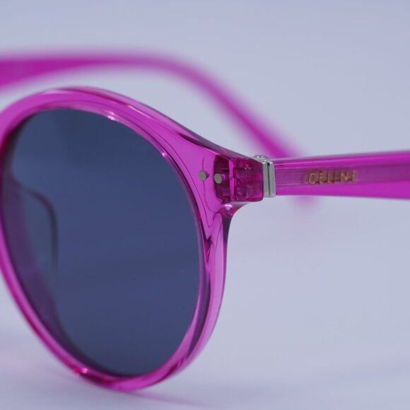🕶️ New Celine CL40010U 75V Sunglasses - Fuchsia Frame, Grey Lenses - Picture 6 of 10